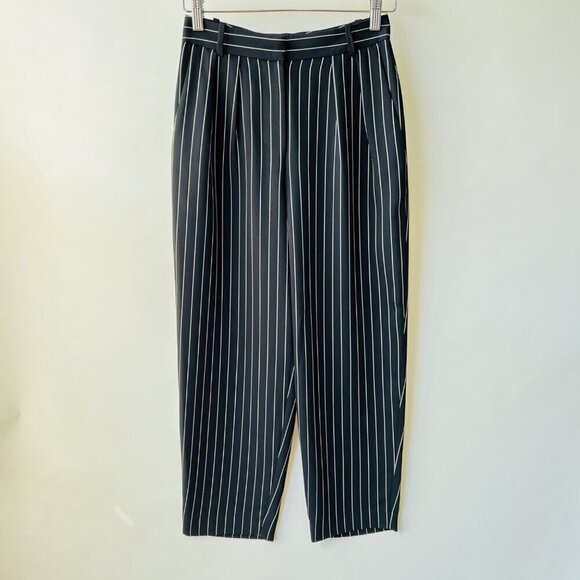 Babaton Modesto pants, black white striped, Size 2 - Picture 3 of 11